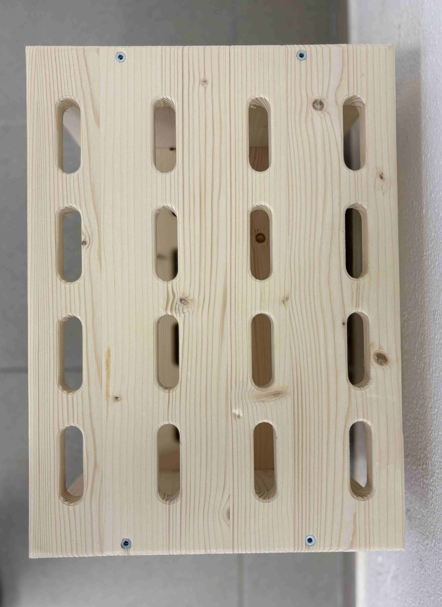 Wooden stand for 8 pairs of cross‑country skis - Natural