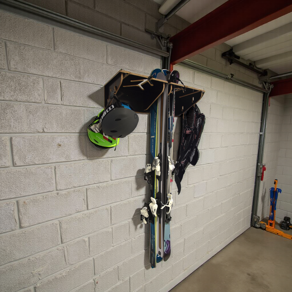 Combined ski holders