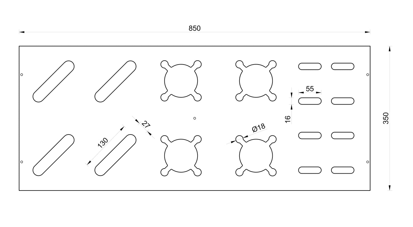 Combined wooden stand for alpine, cross‑country skis and poles