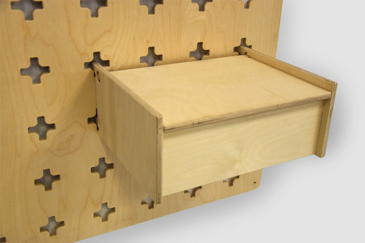 Hanging organizer with 6 boxes